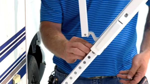 Position Stop Bolt for Proper Awning Operation