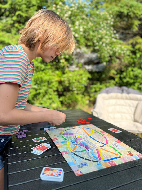 RV Kid Board Game Large Camping Table