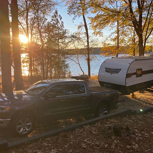 RV Travelers Voice truck and travel trailer