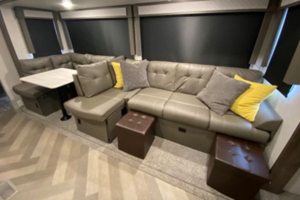 RV jackknife sofa