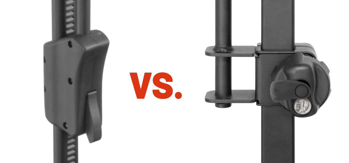 Ratcheting Versus Non-Ratcheting Bike Rack Arm