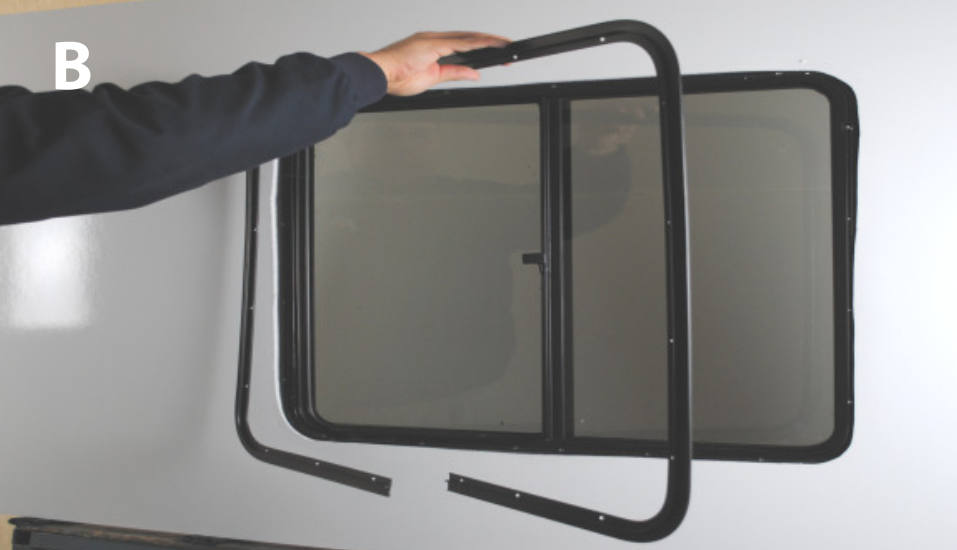 Remove the trim ring
