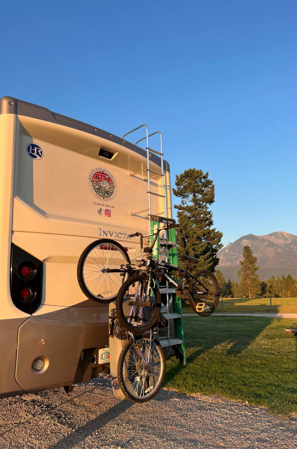 Restless Russells Rear Hitch RV Bike Rack
