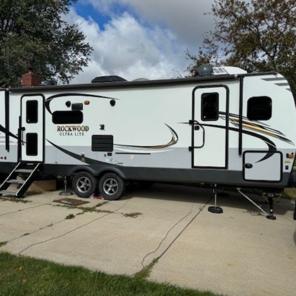 Rocky the Rockwood travel trailer