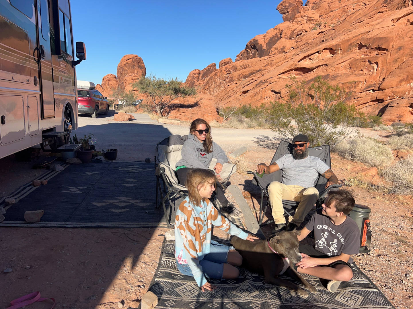 Russell Family RVing Red Rocks Camp