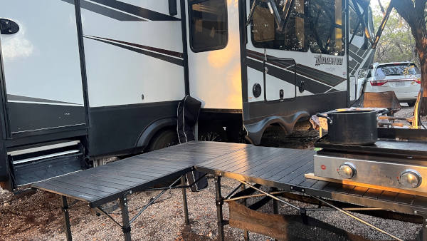 Simon Crew RV Setup Camp Tables