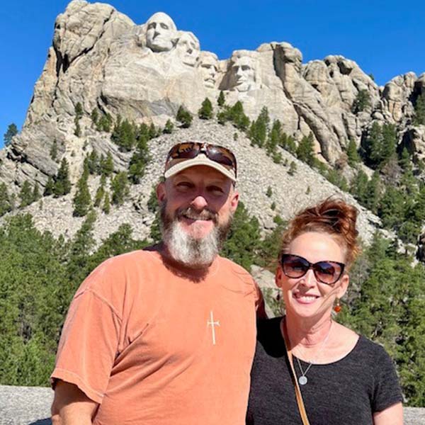 Tammy and Greg Cash at Mount Rushmore
