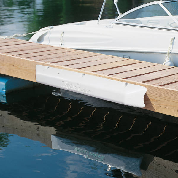White Taylor Made boat bumper - boat bumper vs. fender vs. buoy