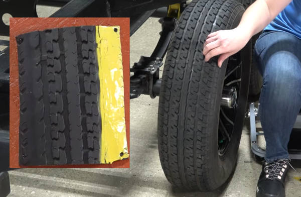 Tire Outside Toe Wear Pattern