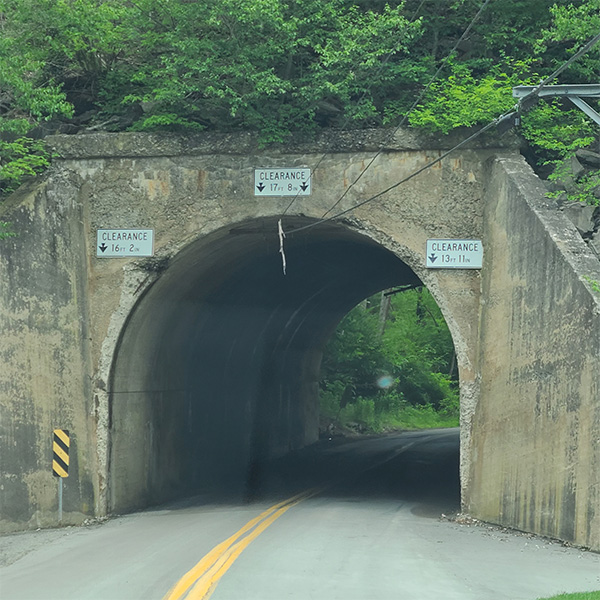 Tunnel on the highway
