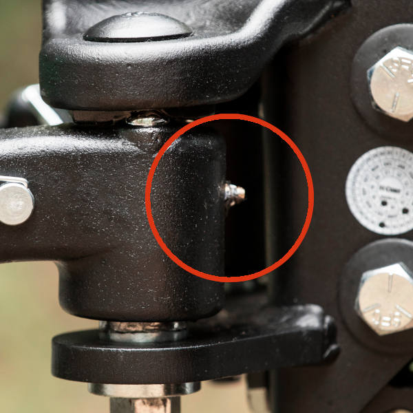 Weight Distribution Hitch Grease Zerk Fitting