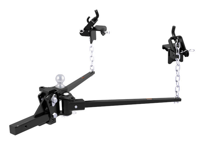 Weight Distribution Hitch without Sway Control