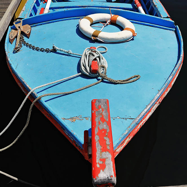 Aft of an old boat