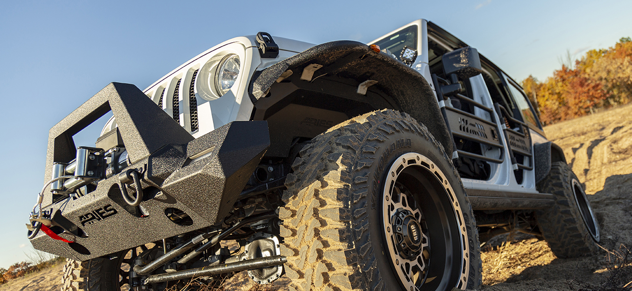 Jeep Wrangler on Mountain
