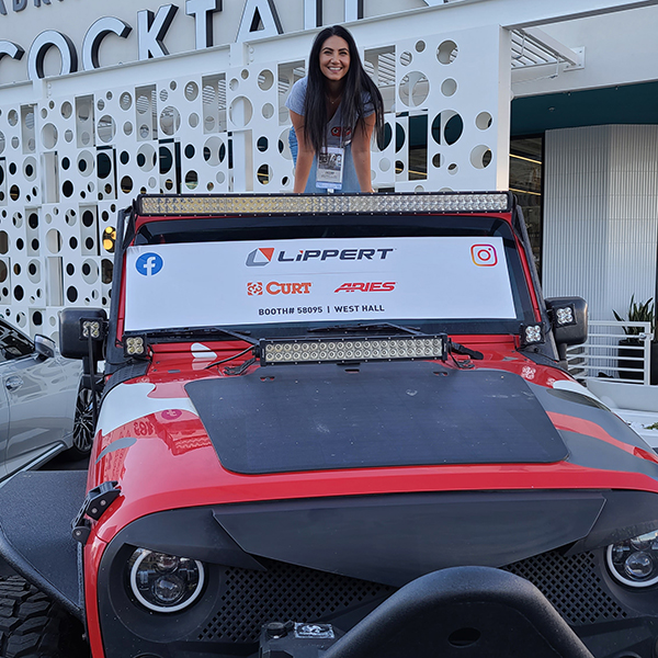 Jeep Wrangler with Lippert Products