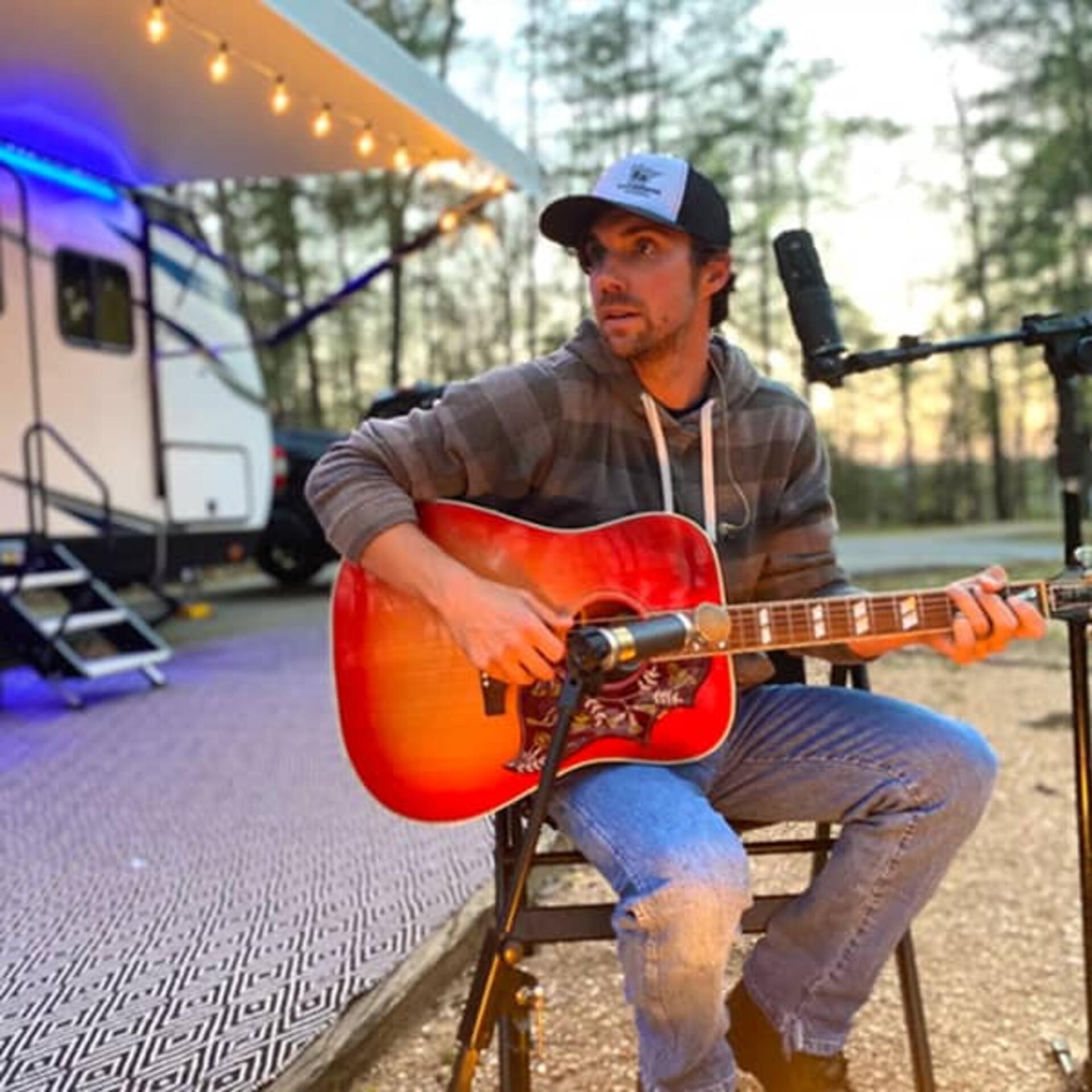 John King Country Playing Guitar