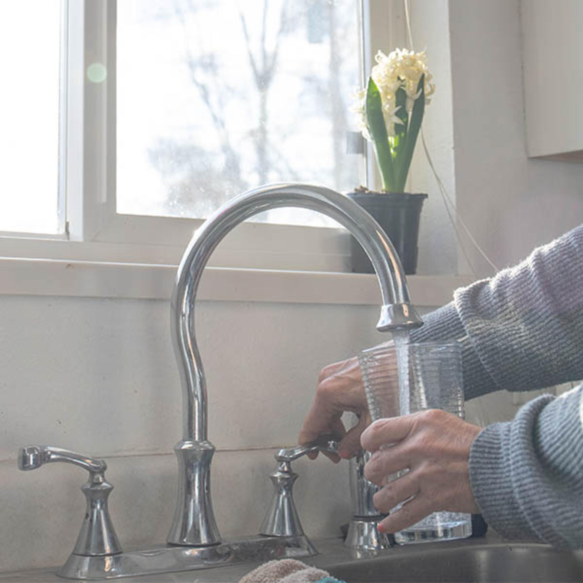 Three-hole, two-handle RV faucet replacement