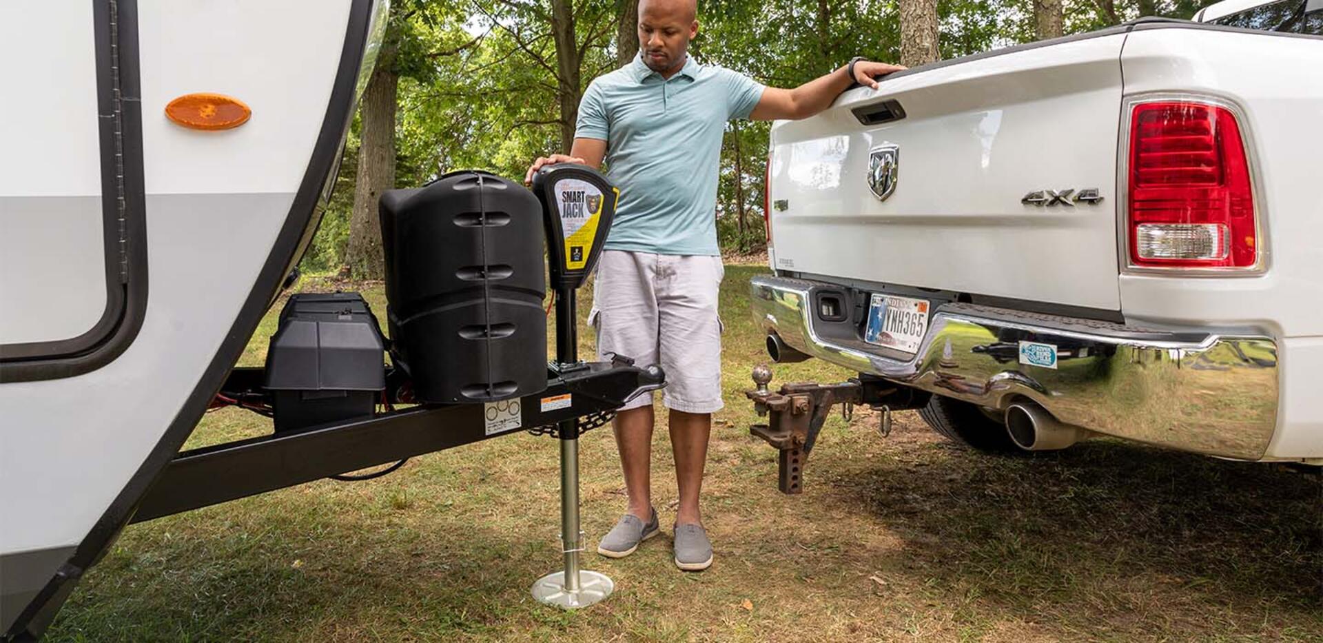 Level your unit as part of your family RV camping checklist