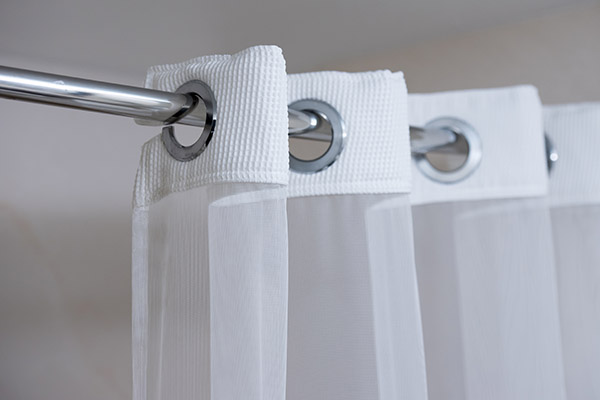 RV shower upgrade shower curtain