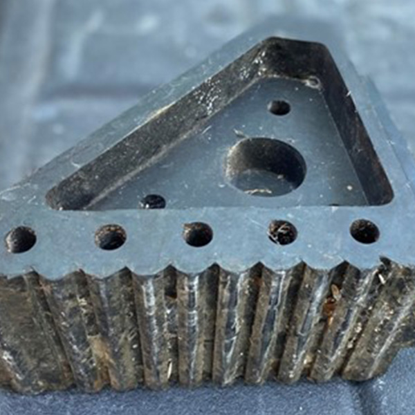 Solid rubber RV wheel chock